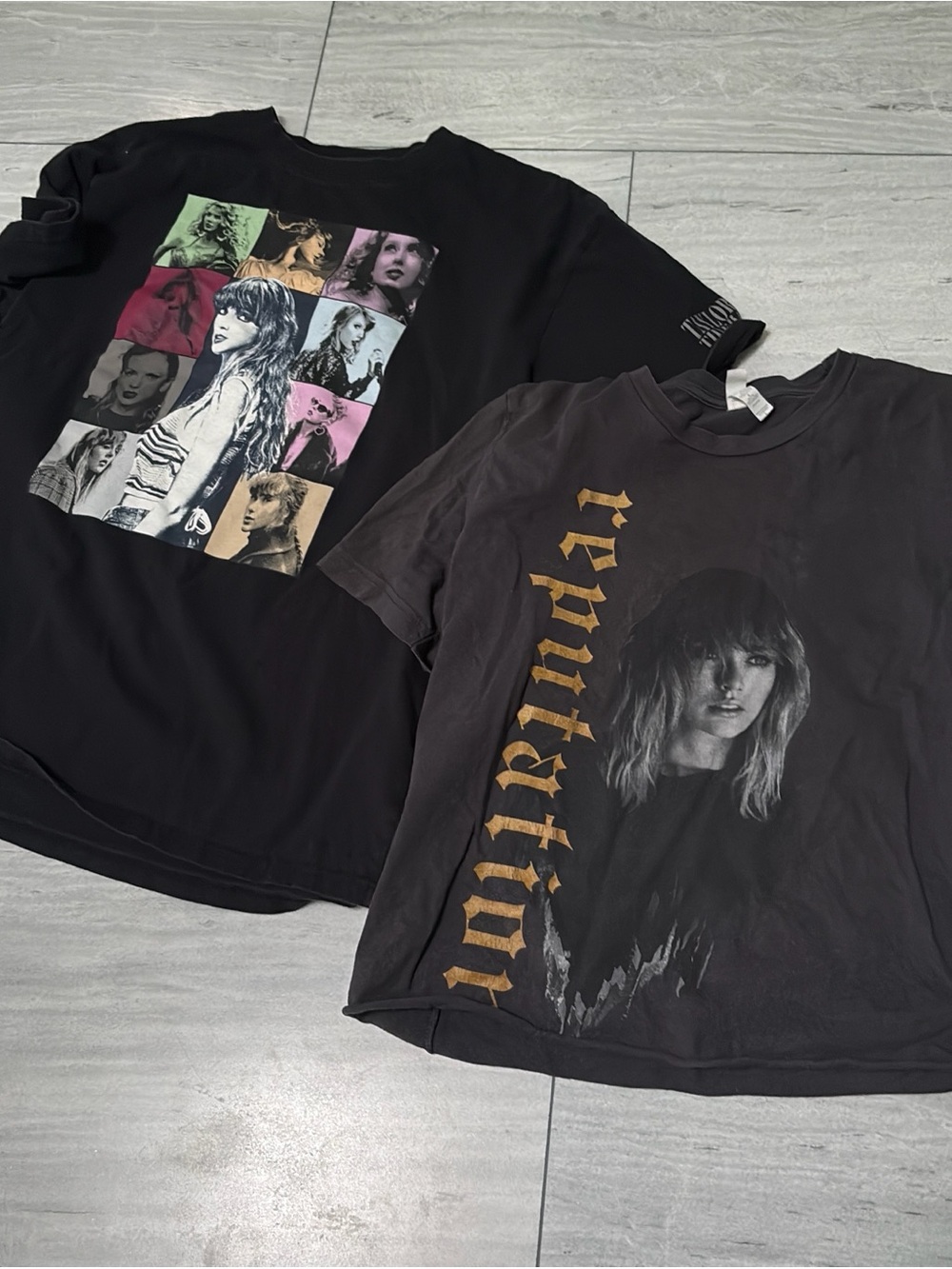 TWO Taylor Swift Tour T-Shirts, ERAS and Reputation Tours